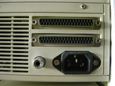 ICM HC-100ES の SCSI 端子部分